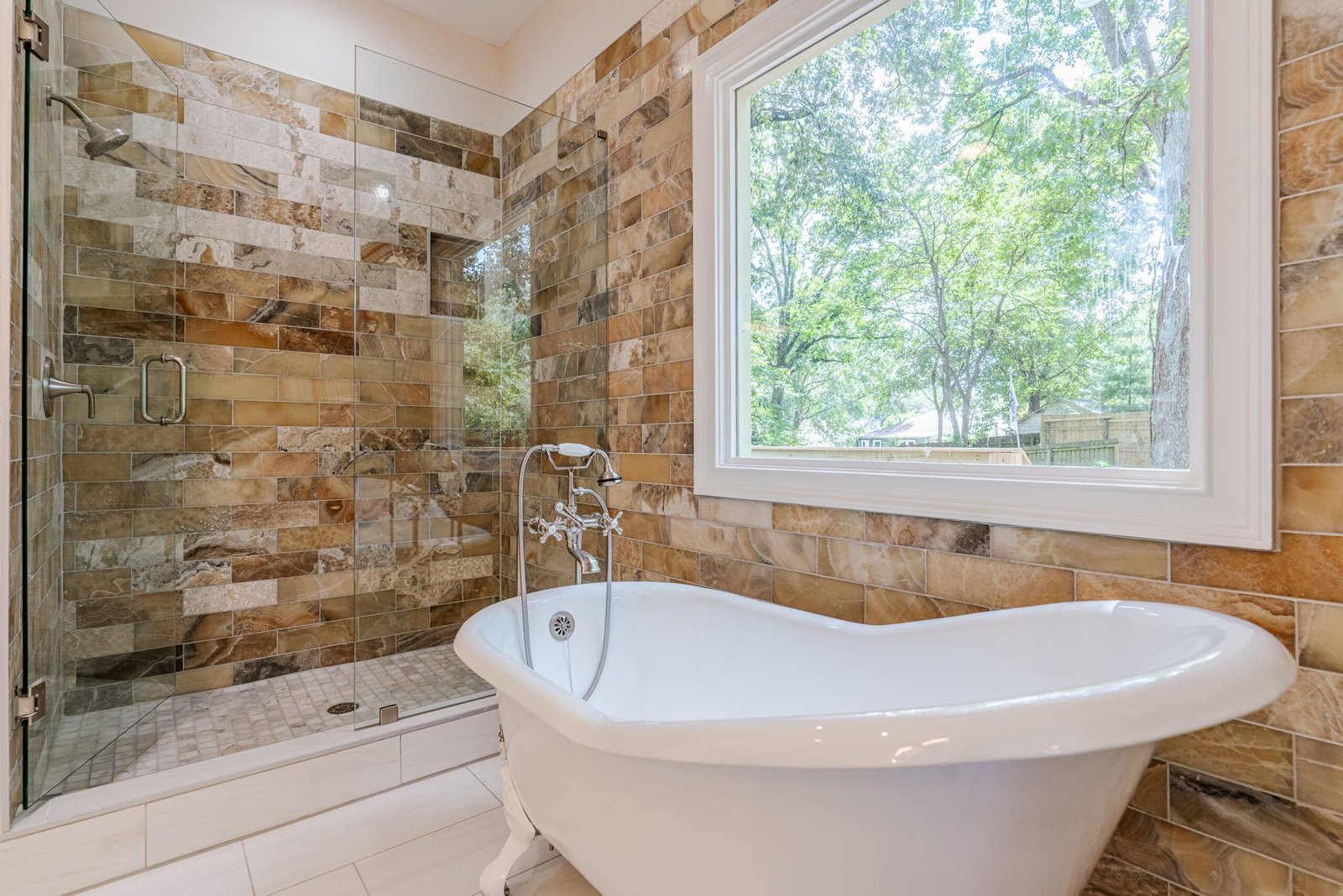 master bath tile work